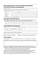Buchungsformular